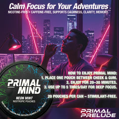 Primal Prelude Neon Mint on-the-go use for study or work.