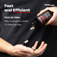 Prime Test during a workout session suggesting stamina support.