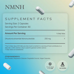Prime Powders NMNH in-use with water for daily NAD+ support.
