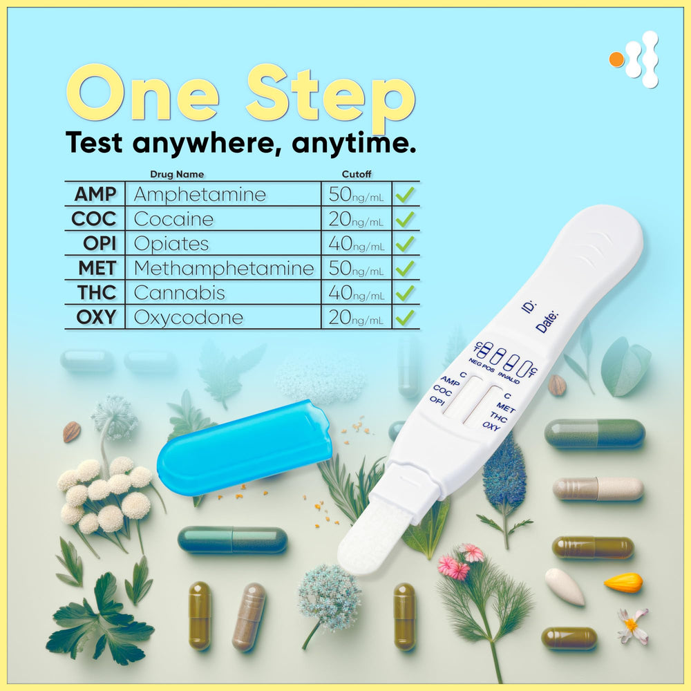 Prime Screen swab-collection pad captures oral fluid efficiently for rapid results.