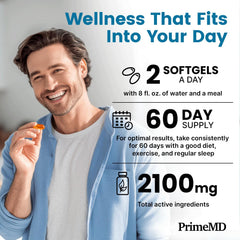 PrimeMD 5-in-1 packaging display underlines purity and allergen-friendly formula