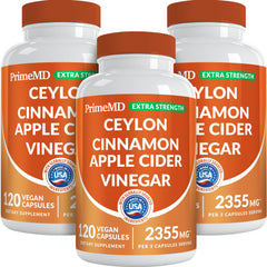 PrimeMD 5in1 cinnamon capsules bottle view for convenient daily support