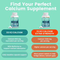 PrimeMD calcium 1200 mg beside healthy meals, illustrating simple daily integration