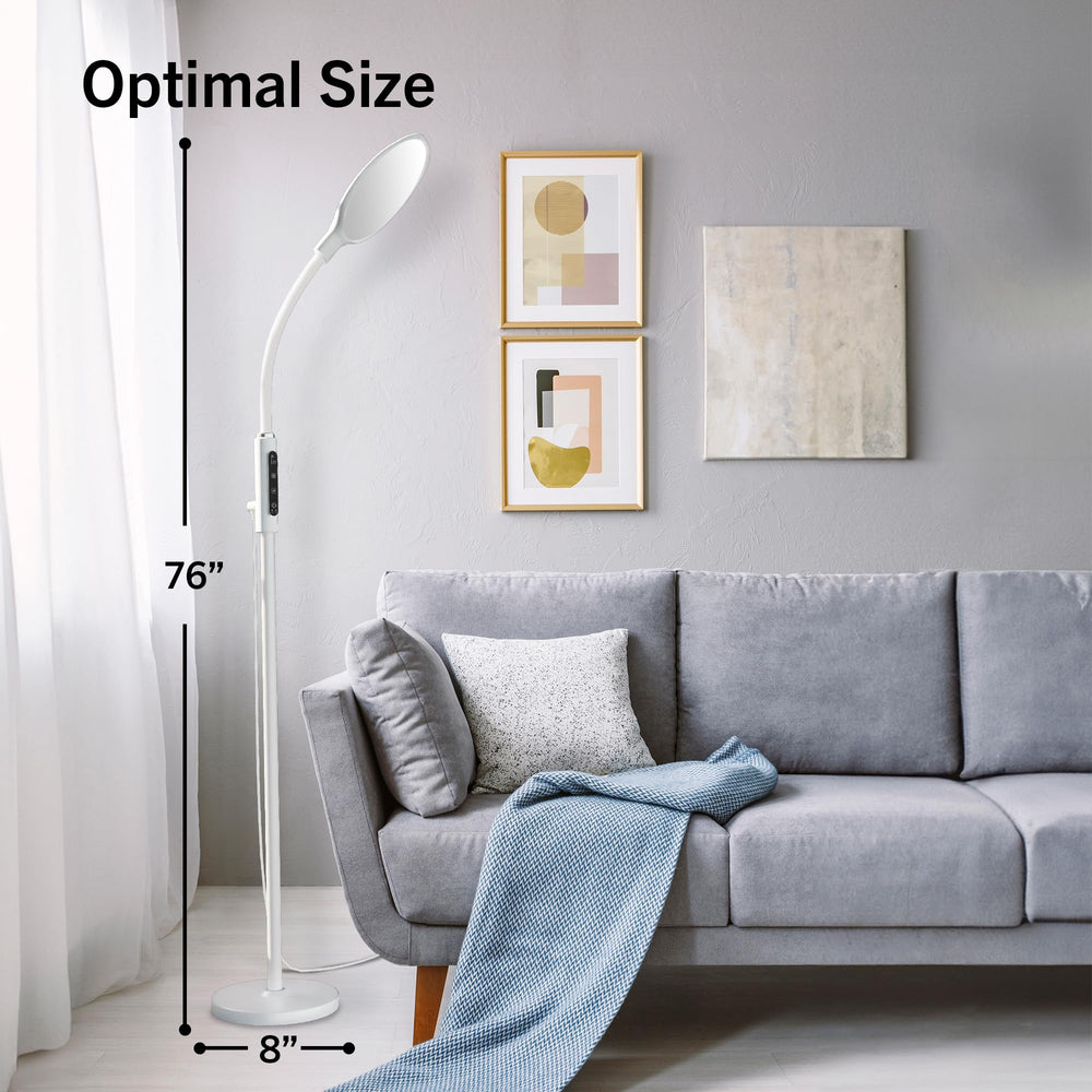 PRIMETEK Light Lamp is portable and easy to move between rooms