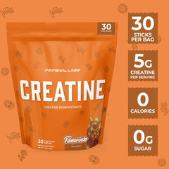 Primeval Labs Clean Creatine Monohydrate tamarindo jar closeup highlights pure formula