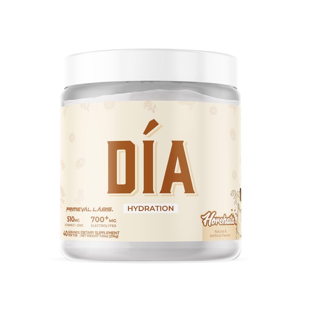 Primeval Labs DIA Hydration horchata bottle pour for refreshing hydration