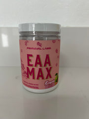 Primeval Labs EAA Max Energy guayaba flavor bottle close-up.