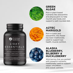 Primitive Scientific gluten-free soy-free preservative-free formula for clean daily supplementation.