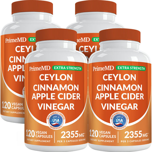 PrimeMD ceylon cinnamon powder bottle for daily energy support