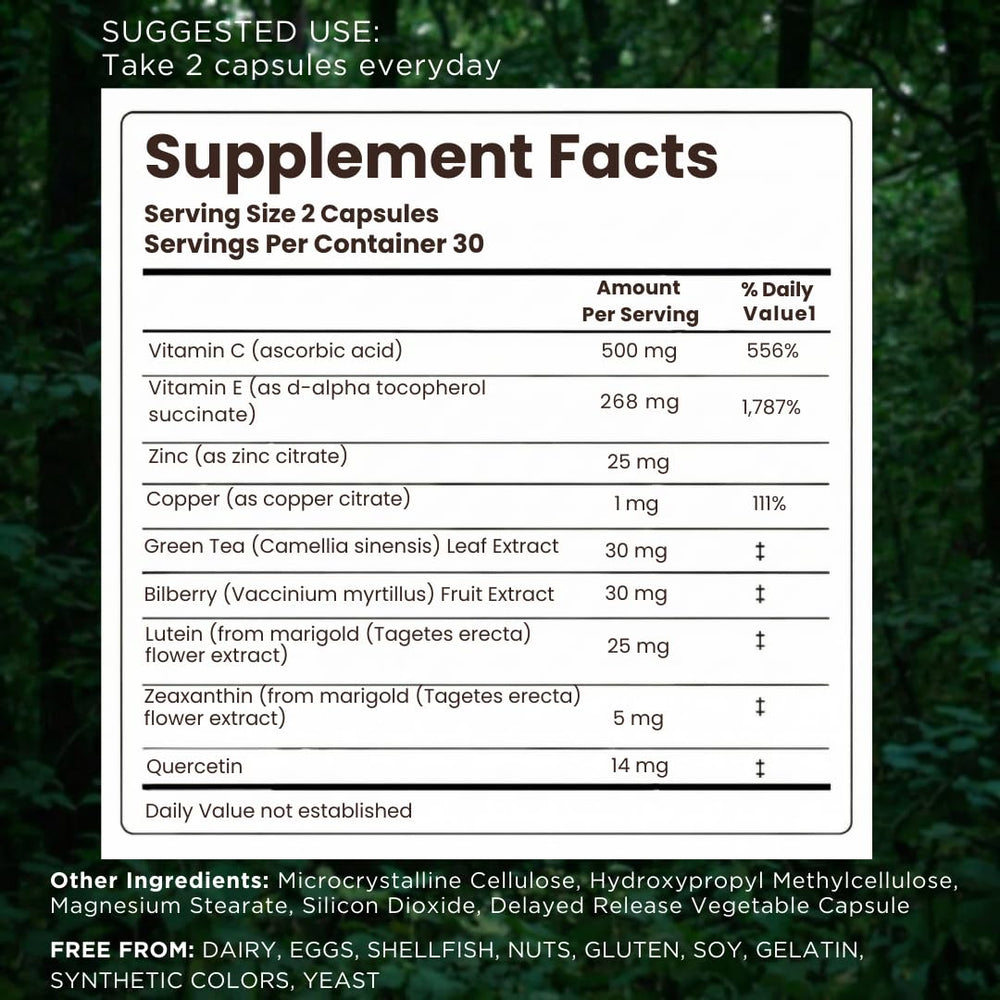 Pristene Macutene Protect capsules ready for daily use.