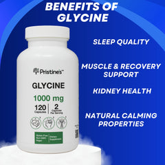 Glycine sleep-relaxation scene promoting calm nights