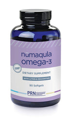 PRN Numaqula Omega-3 bottle front for easy daily intake