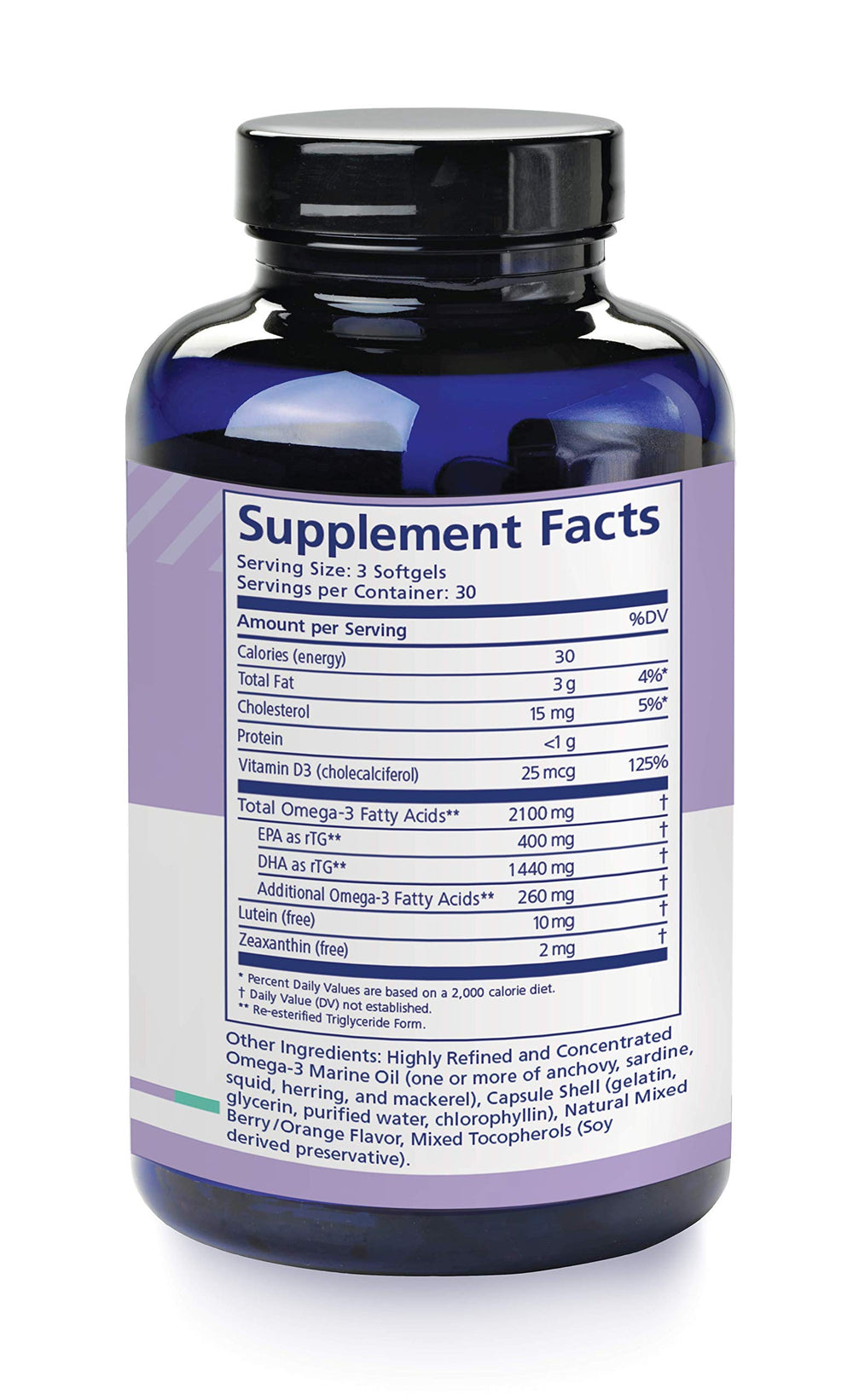 PRN Numaqula Omega-3 dosing image shows three softgels per day