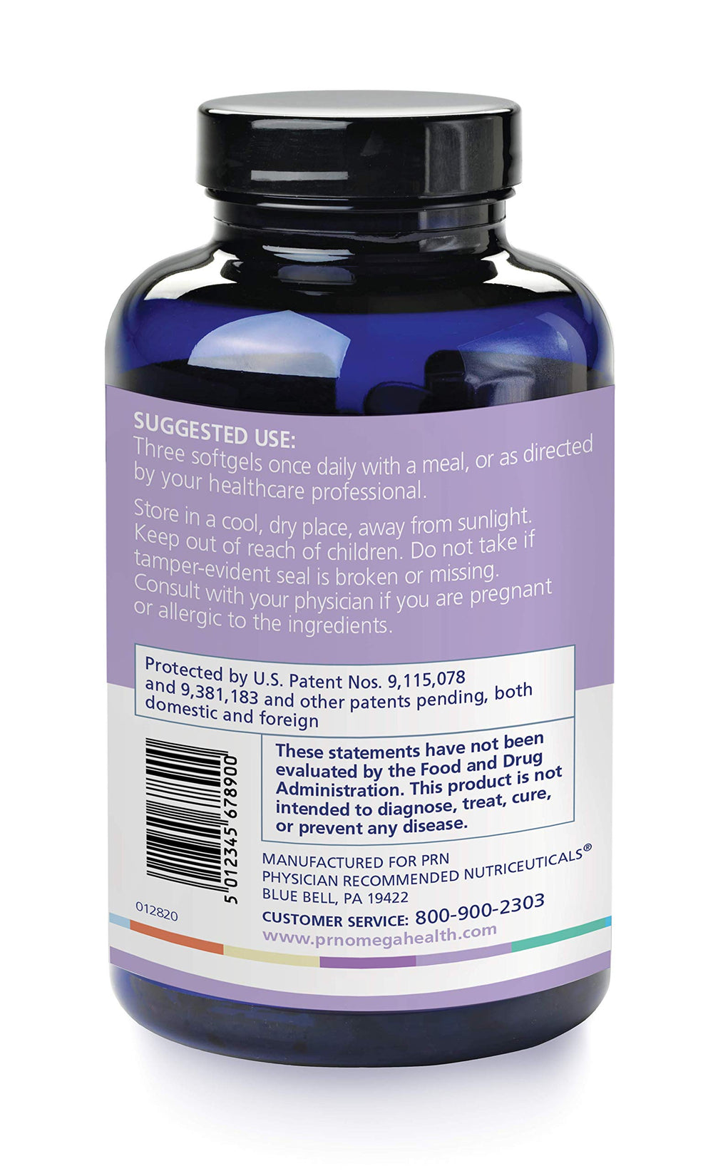 PRN Numaqula Omega-3 label highlights NSF quality and Norwegian manufacturing