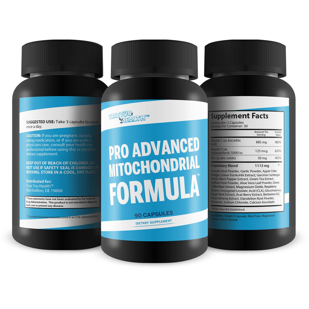 Pro Advanced Mitochondrial Formula with acai and green tea for cellular defense