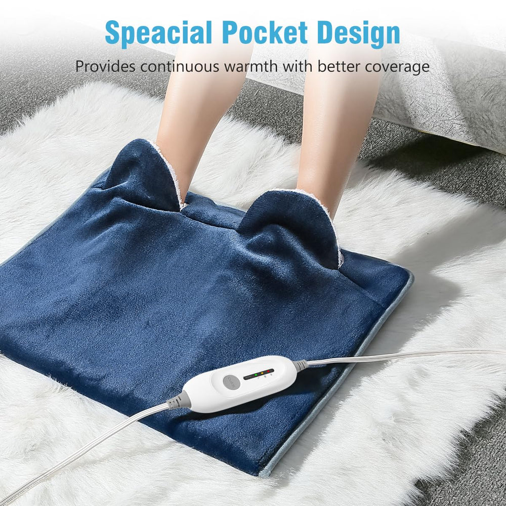 PROALLER foot warmer measures 16x22 inches for full-foot coverage.