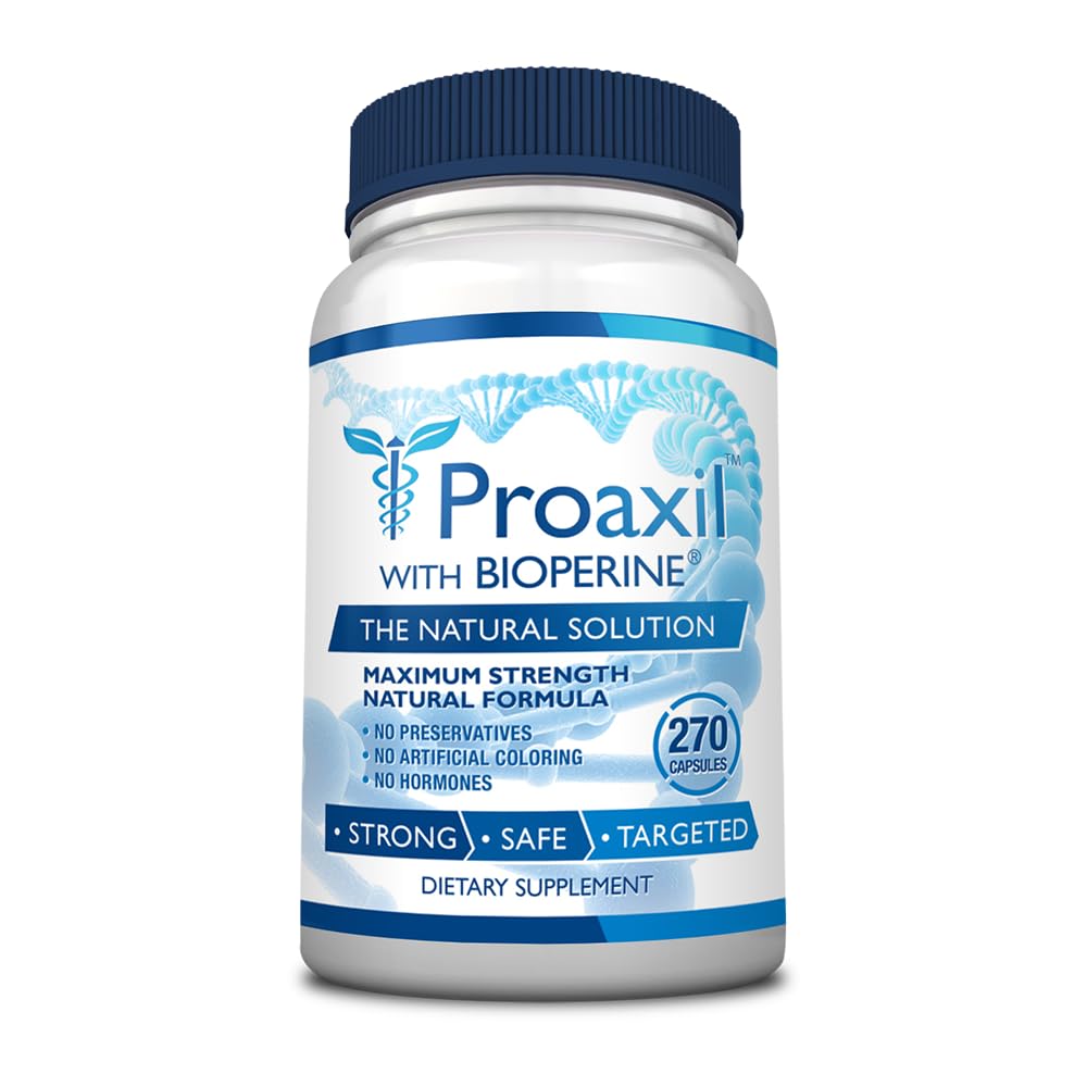 Proaxil bottle with 270 capsules for daily prostate support