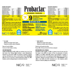 Probaclac vegan-certified seal confirms plant-based, allergy-conscious travel supplementation