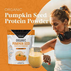 Probase Nutrition smooth nutty flavor pumpkin seed protein blends into shakes