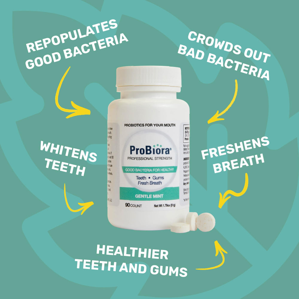 Probiora3 probiotic blend packaging highlights concentrated oral probiotic science.