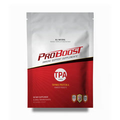 ProBoost Thymic Protein A packets, front view for compact immune support.
