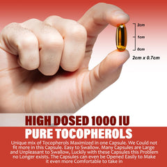 Procapsin Vitamin E easy-swallow capsules ideal for daily routines