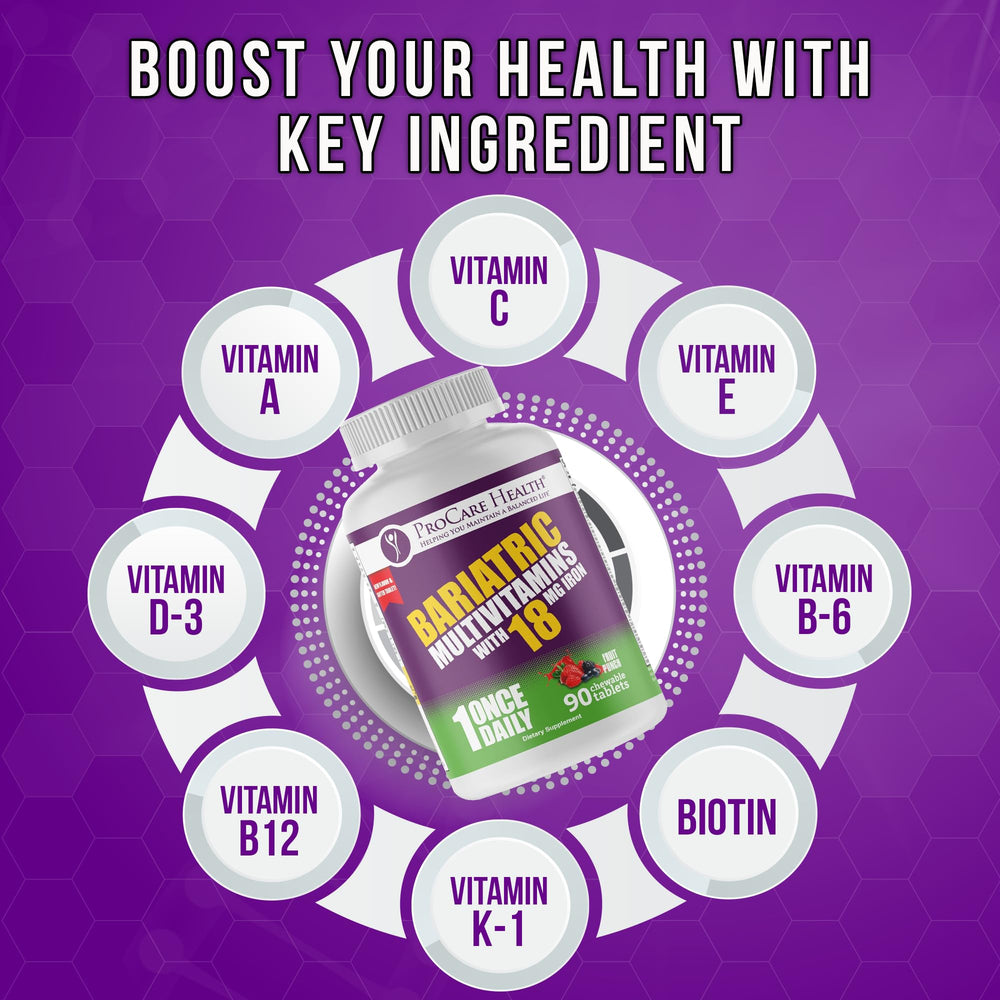 Dairy-free label on ProCare Health multivitamin tablets supports lactose-intolerant users