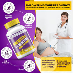 ProCare Health prenatal bariatric multivitamin label highlights essential bariatric nutrients