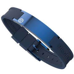PROEXL Best Sports Golf Magnetic Bracelet - shiny blue finish with blue strap for water-friendly wear.