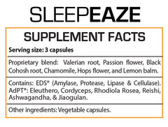 Sleep Eaze capsules by Professional Botanicals support a natural unwind before sleep