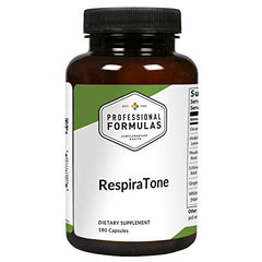 Respiratone Support bottle label by Professional Complementary Health Formulas for respiratory comfort