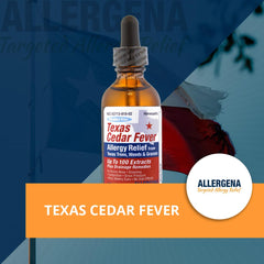 Travel-friendly PROGENA Allergena Texas Cedar Fever pack
