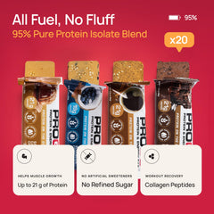 ProGo collagen blend indicator accompanies protein mix for versatility.