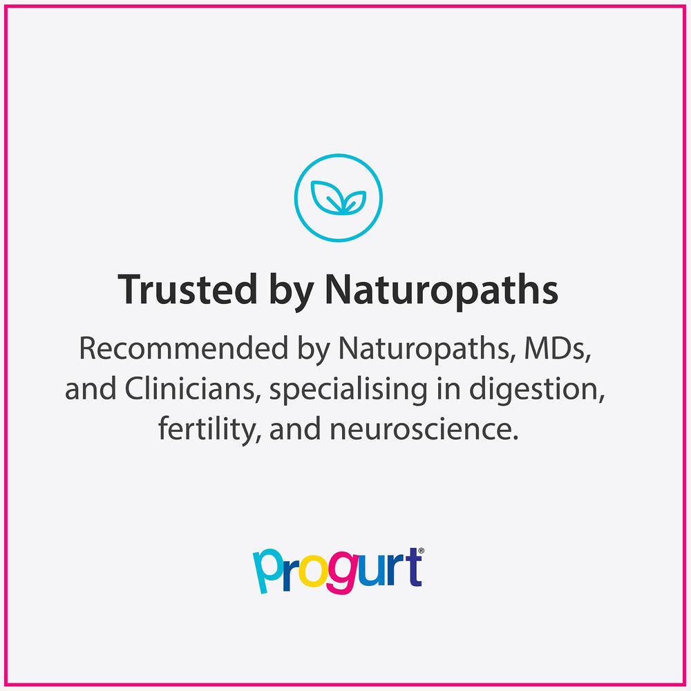 PROGURT digestive scene implies post-antibiotic and travel recovery scenarios with reboot potential.