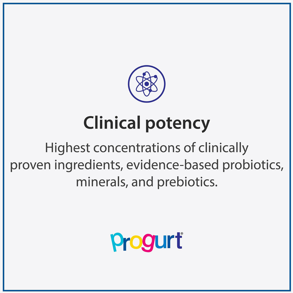PROGURT travel-friendly sachets showcase on-the-go support for digestive comfort away from home.