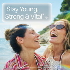 ProHealth Cycloastragenol bottle pouring capsules for easy daily dosing.