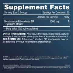 ProHealth NR Pro Powder scoop beside the bottle for quick dissolving mix