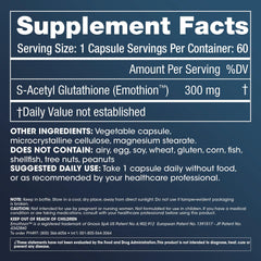 ProHealth S-Acetyl Glutathione Emothion capsules close-up, ready for daily antioxidant-support routine.