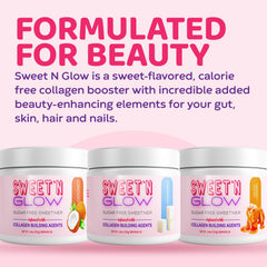 Project Ad Sweet'N Glow hair and nails close-up showcasing strength.