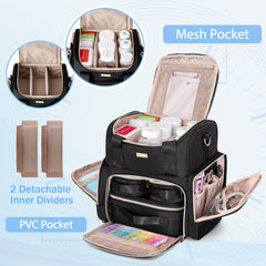 Prokva detachable pouches with PVC lids offer visible, easy access.