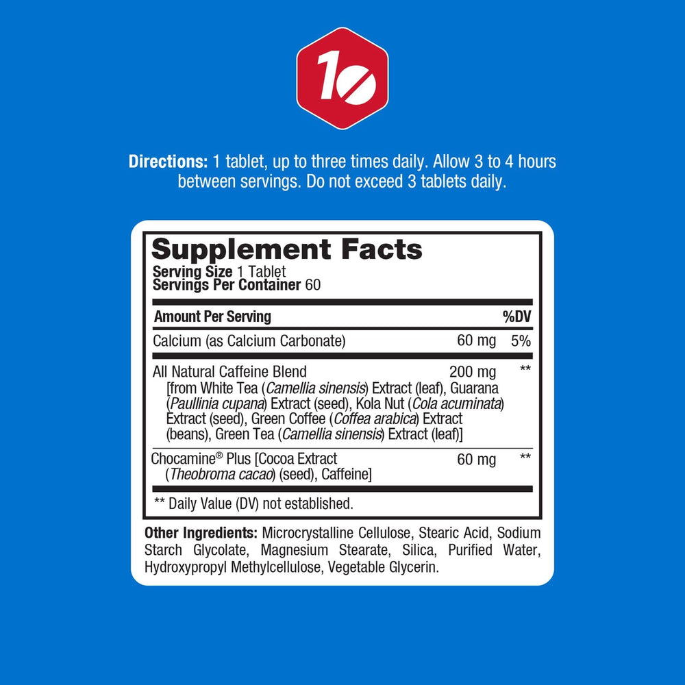 ProLab Advanced Caffeine focus tablet supporting mental clarity during tasks.