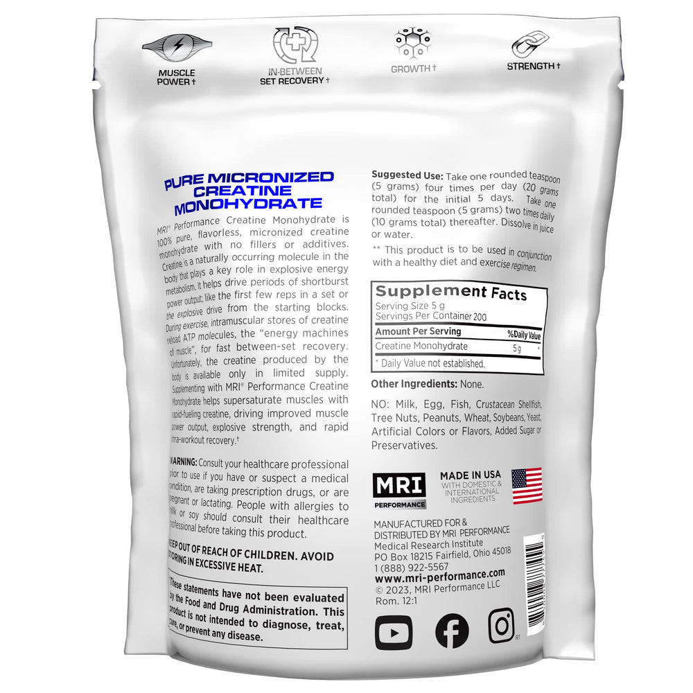 ProLab MRI Creatine tub on shelf for ongoing training cycles.