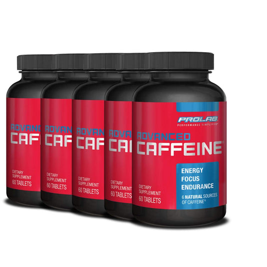 ProLab Nutrition Advanced Caffeine bottle delivering quick, clean energy.