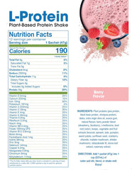 Mixing Prolon Longevity Protein Berry shake in a glass for a refreshing protein boost.