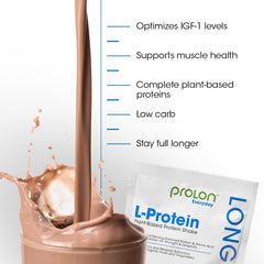 Included Prolon Longevity Protein Berry scoop measuring a precise serving for consistent intake.