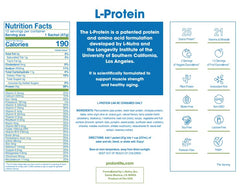 Prolon Longevity Protein glass with measurement ready