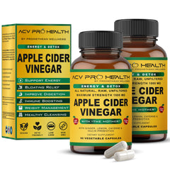 Promethean Wellness ACV Pro bottle front showcases convenient detox support in a daily routine.