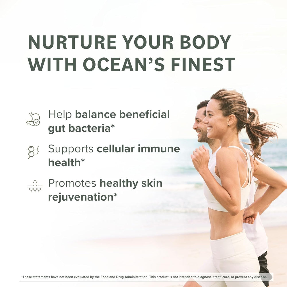 Prominent Nutrition Fucoidan brown seaweed extract close-up.