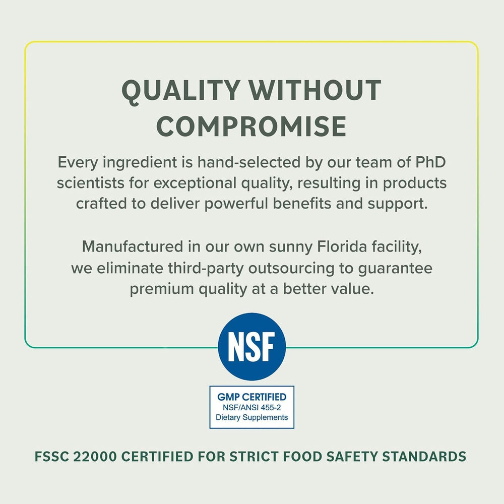 Prominent Nutrition Fucoidan antioxidant notes support skin wellness.