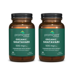 Prominent Nutrition Organic Shatavari Capsules bottle supports daily wellness for women